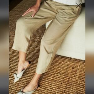 Quince Cropped Linen Pants